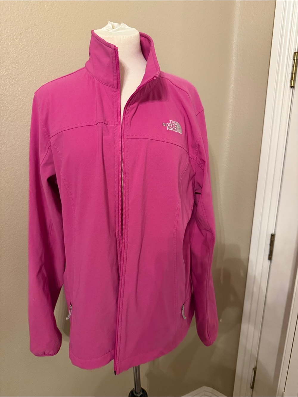 The North Face Women's Bright Pink Utility Jacket